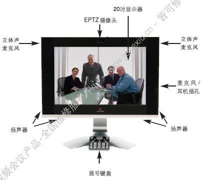 PolycomHDX4000高清视频会议系统终端 维修维保续保-全国指定售后维修服务中心-皆可修科技